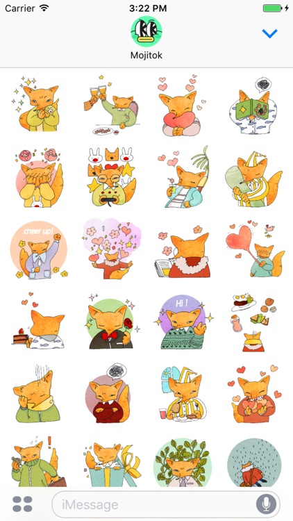 Fox Mori Stickers