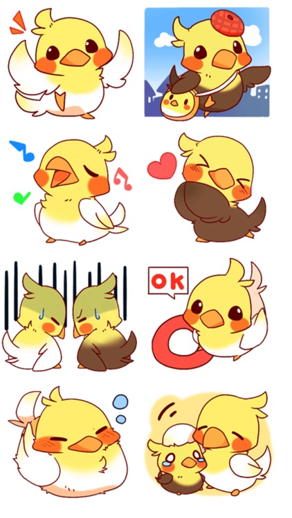 Lovely Bird Stickers
