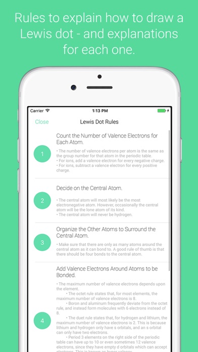 How to cancel & delete Lewis Dot: CHEMISTRY - College, AP, & Med Resource from iphone & ipad 3