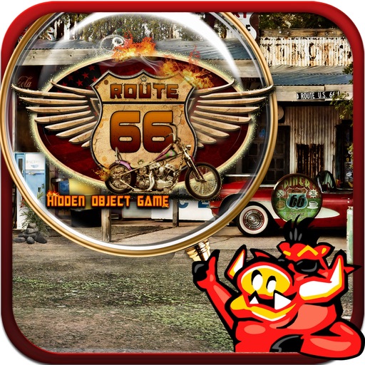 Route 66 - Hidden Objects Secret Mystery Adventure Icon