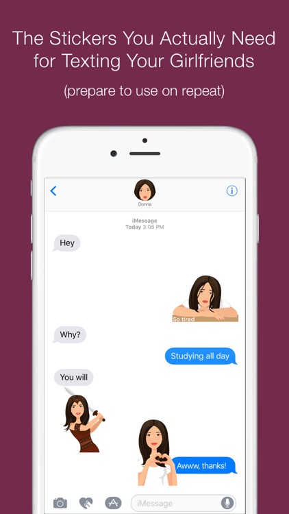 T’elle-Donna: Chic stickers for women & girl talk