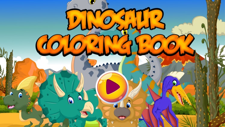 Coloring Book Dinosaur : color pages for adults