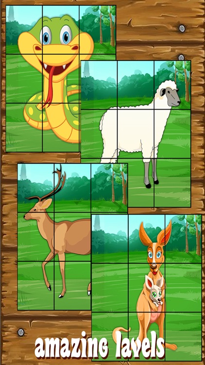 Animal Slide Puzzle Kids Game Pro screenshot-4