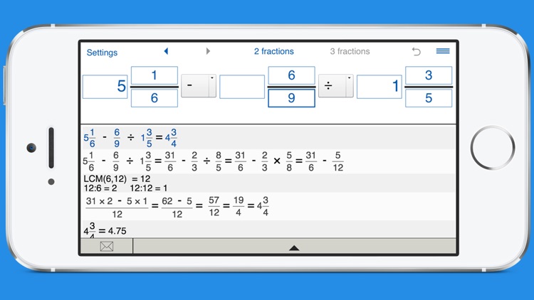 Fraction calculator with steps screenshot-3