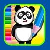 Kids Colouring Book Drawing Panda Game
