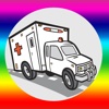 Educational Games Coloring Book Ambulance Version