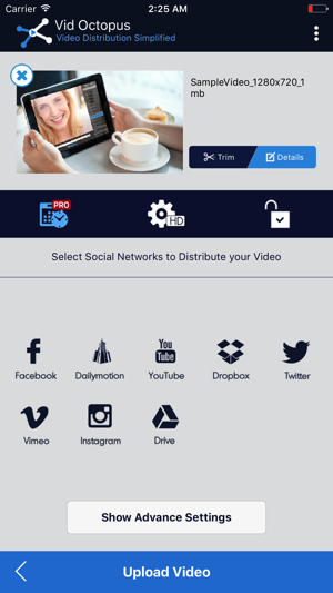 Vid Octopus: Video Upload to Multiple Social Media(圖2)-速報App