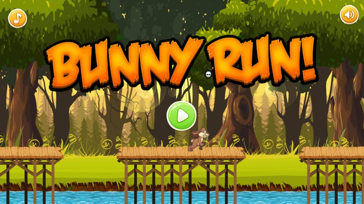 Running games: rabbit run fast bunny jumping game