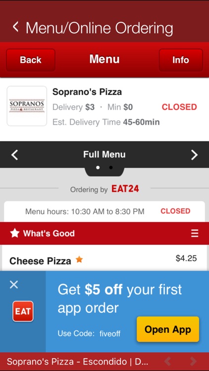 Sopranos Pizza & Restaurant screenshot-3