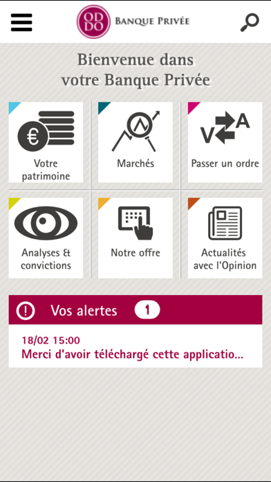 How to cancel & delete Oddo Banque Privée from iphone & ipad 1