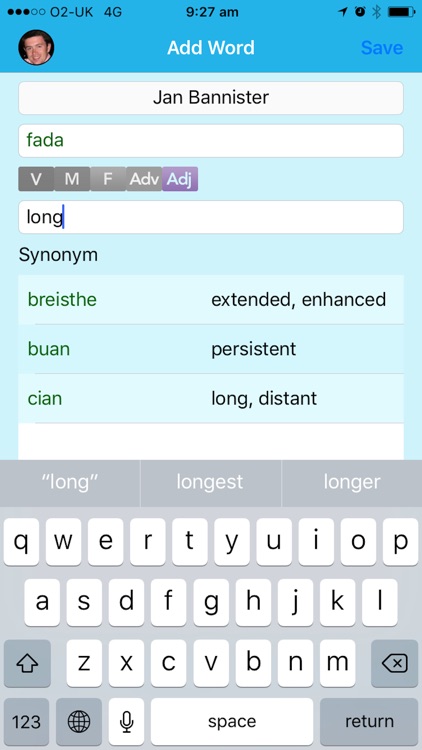 Irish Thesaurus screenshot-3