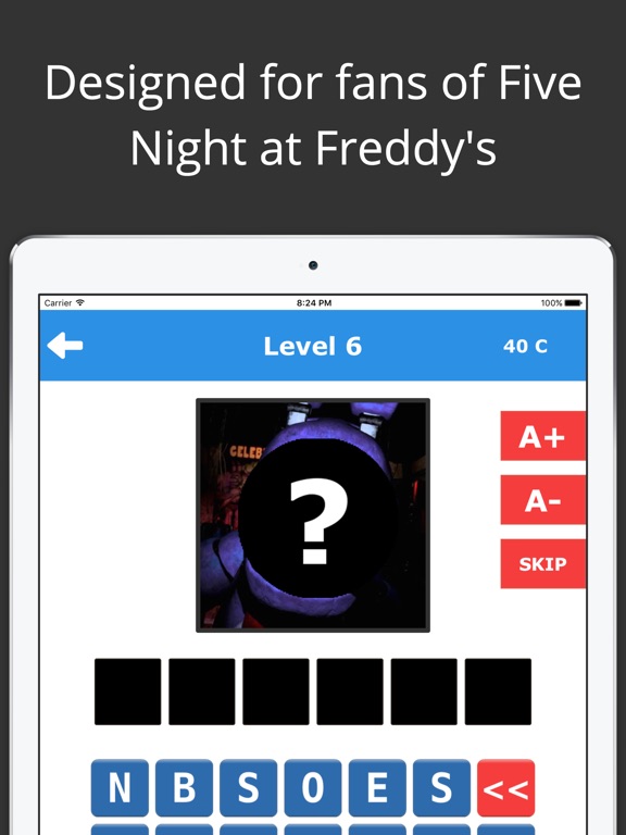 Freddy's Fan Quiz - FNaF Guess Edition на iPad