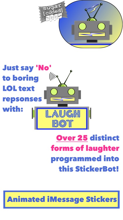 LaughBot: Animated Robot Stickers