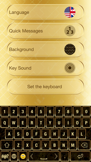 豪華 金鍵盤 - 換主題 表情符號 和 字體(圖2)-速報App