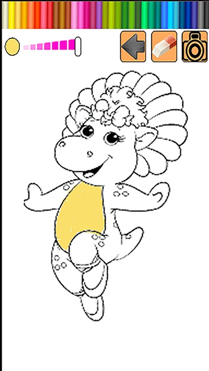 52 Barney Coloring Book Games HD