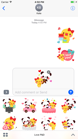 Panda & Duck - Animated Stickers And Emoticons(圖1)-速報App