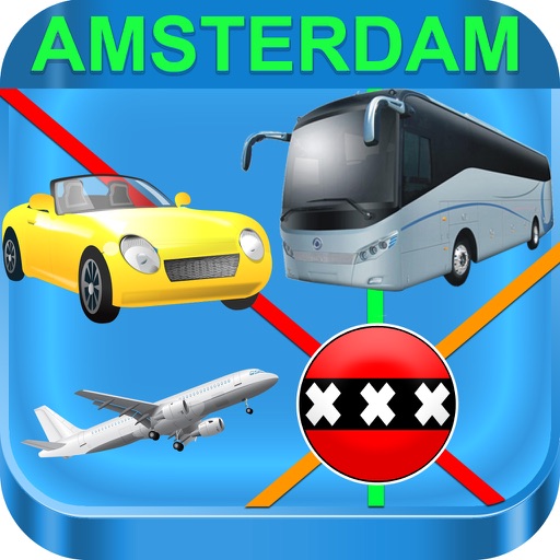 Amsterdam Metro Train Maps icon