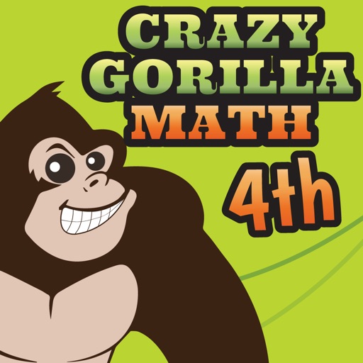 4th Grade Crazy Gorilla Math School icon