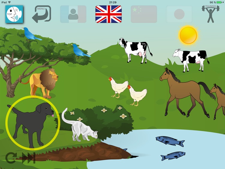 8 animals in French, Japanese, Chinese, English screenshot-3