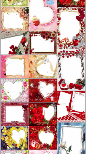 Valentines Day Photo Frames - Lovers Cou