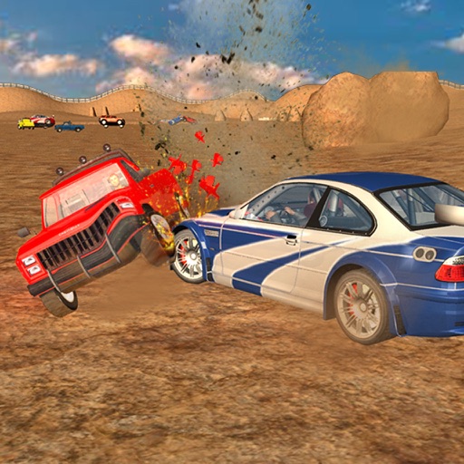 Demolition Derby Crash Race Extreme Destruction Icon