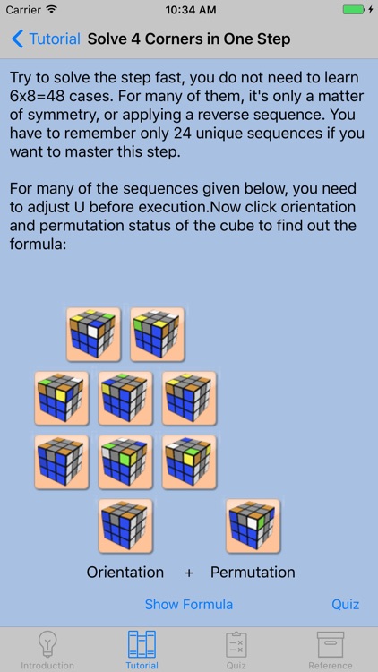Cube Roux - Fast Solution