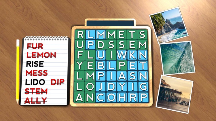 Wordsearch Revealer Seashore screenshot-3