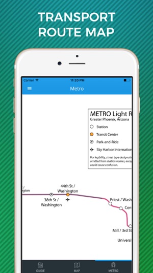 Phoenix Travel Guide with Offline Street Map(圖5)-速報App