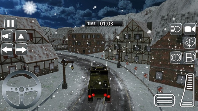 Snow Army Truck Drive:Offroad Truck Simulator(圖4)-速報App