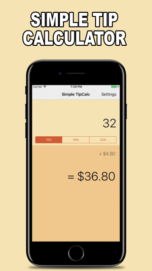 Simple TipCalc for iPhone