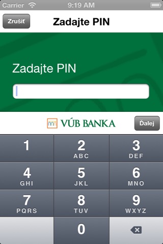 VÚB Mobilný Token screenshot 4