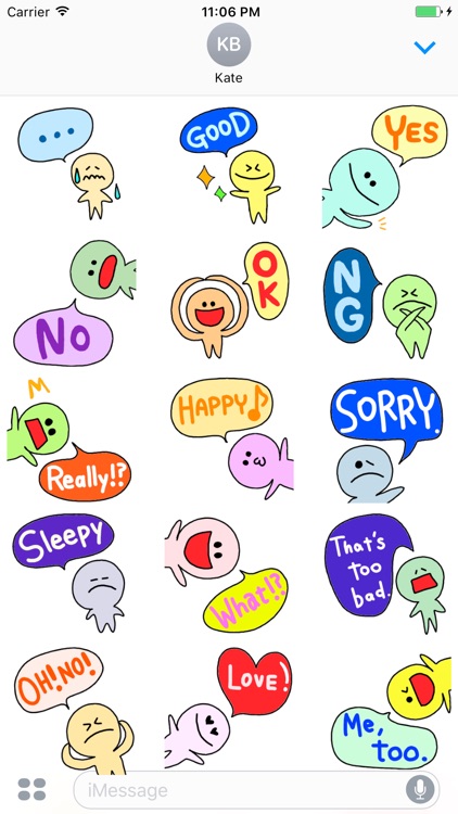 Campbell The Funny Doodle Boy Stickers