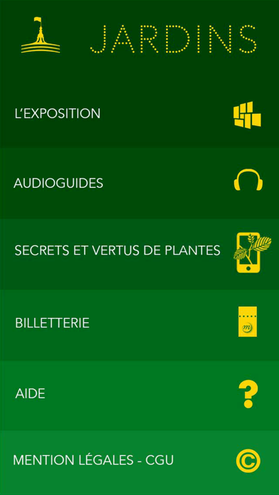 Jardins, l'Application officielle de l'exposition screenshot 2