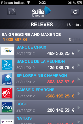 Suite Entreprise Mobile Credit Maritime screenshot 2