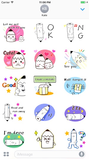 Arthur The Friendly Pencil Boy Stickers(圖2)-速報App