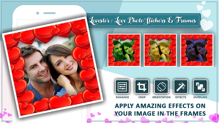 Lovester: Premium Love Photo Frames & Stickers screenshot-3