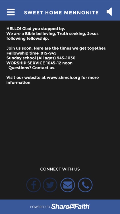 Sweet Home Mennonite