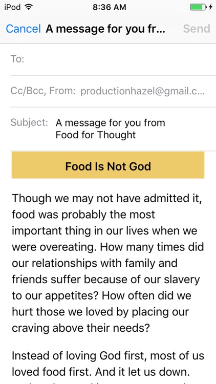 Food for Thought: Daily Meditations for Overeaters screenshot-4