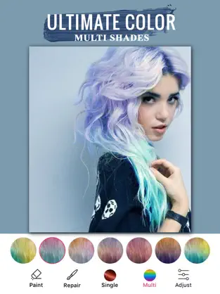 Captura de Pantalla 1 Mejor App de cambiador de Color de pelo-cabello co iphone