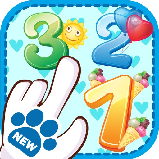 Numbers puzzles games for kids icon