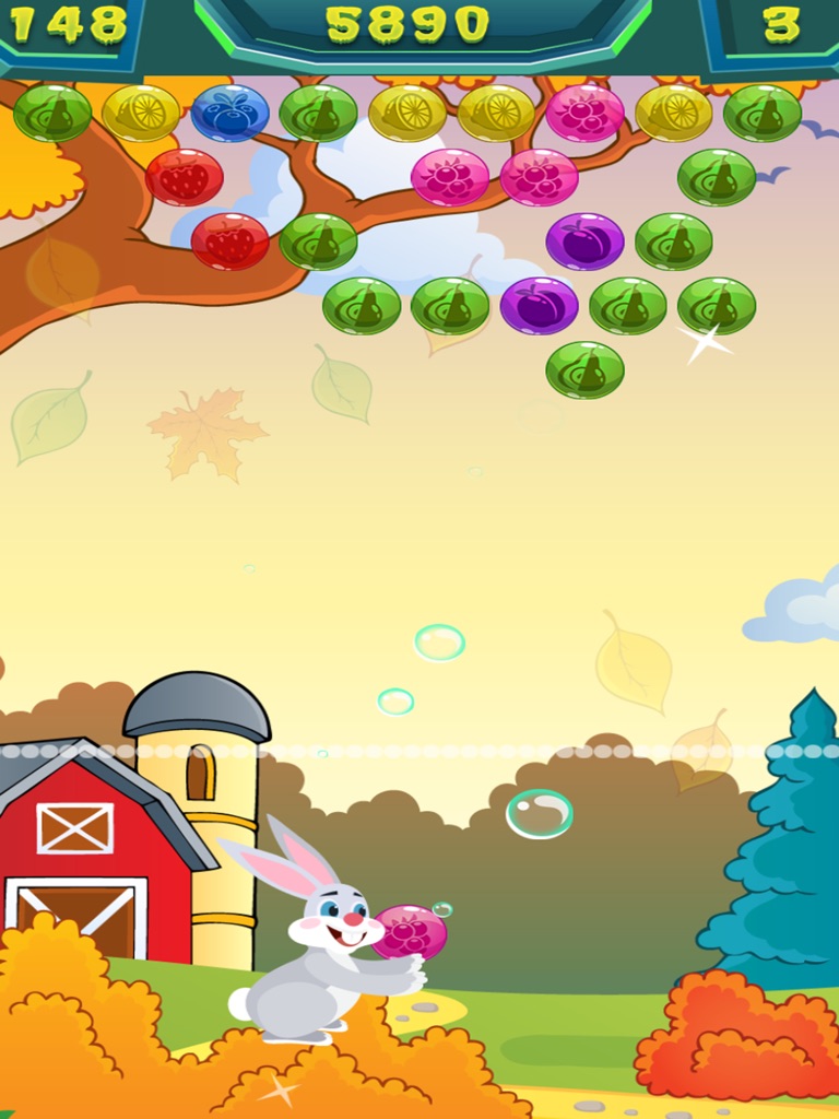【图】Bubble Shooter Bunny Shoot Adventures Game(截图3)