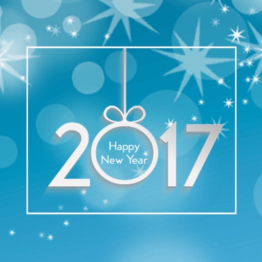 2017 New Year Photo Frames: Picture Greetings Card