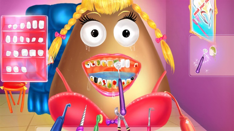 Pou Girl Dentist games for girls - Doctor Games