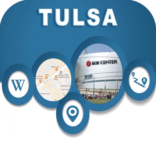 Tulsa Oklahoma Offline City Maps Navigation icon