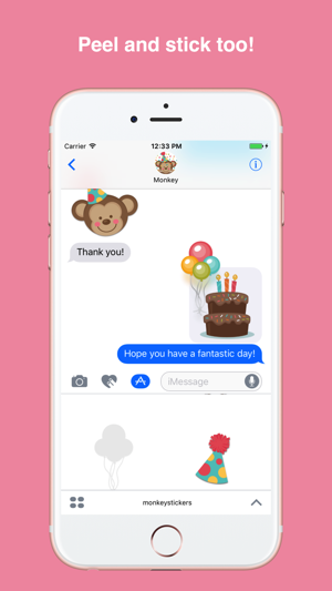 Adorable Monkey Stickers(圖3)-速報App