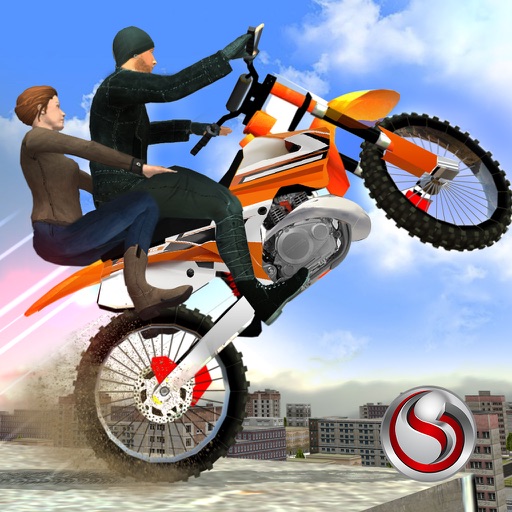 Extreme Rooftop Bike Rider Simulator icon