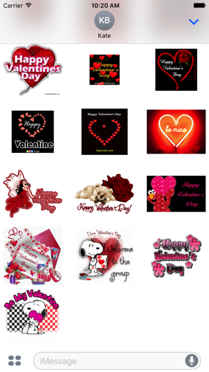 Valentine Animated Sticker for iMessage(圖4)-速報App