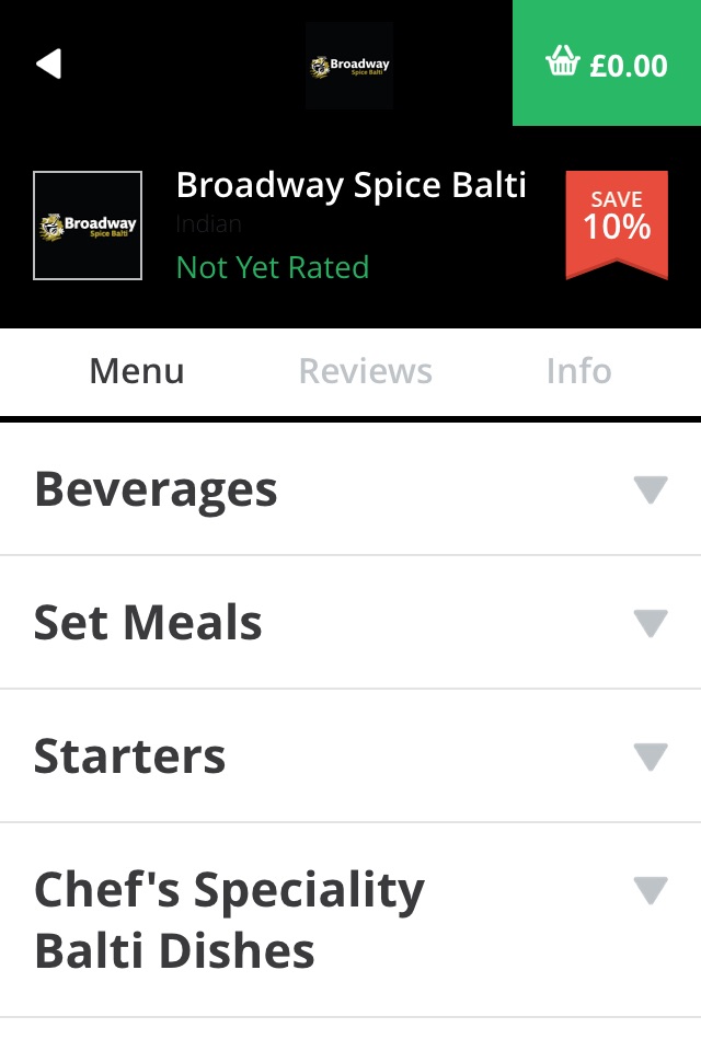 Broadway Spice Balti screenshot 3