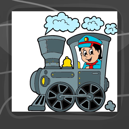 Train Coloring Book icon