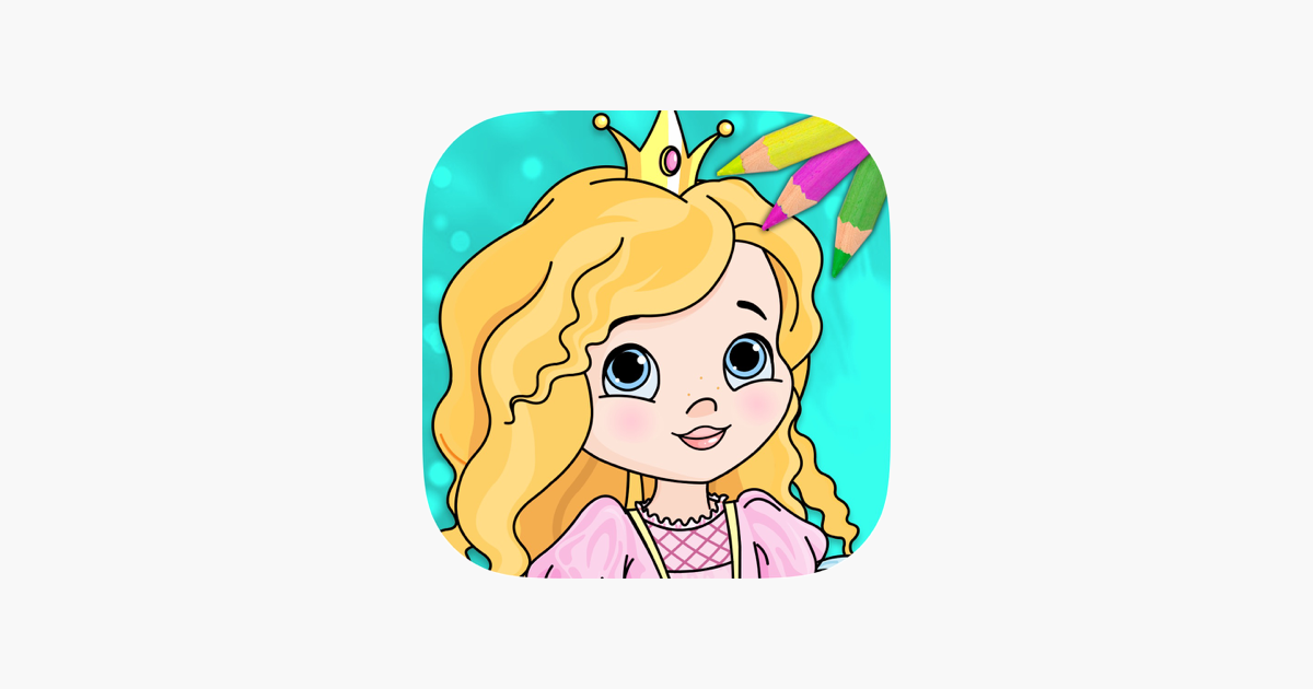 Cocuklar Icin Sihirli Prenses Boyama Sayfalari App Store Da